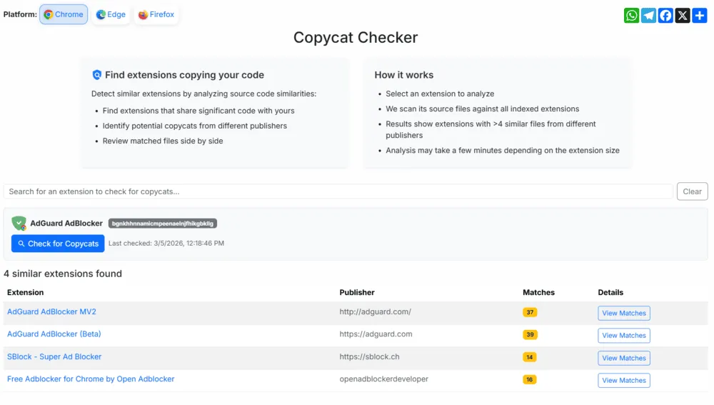 Copycat Checker & Find Similar Files