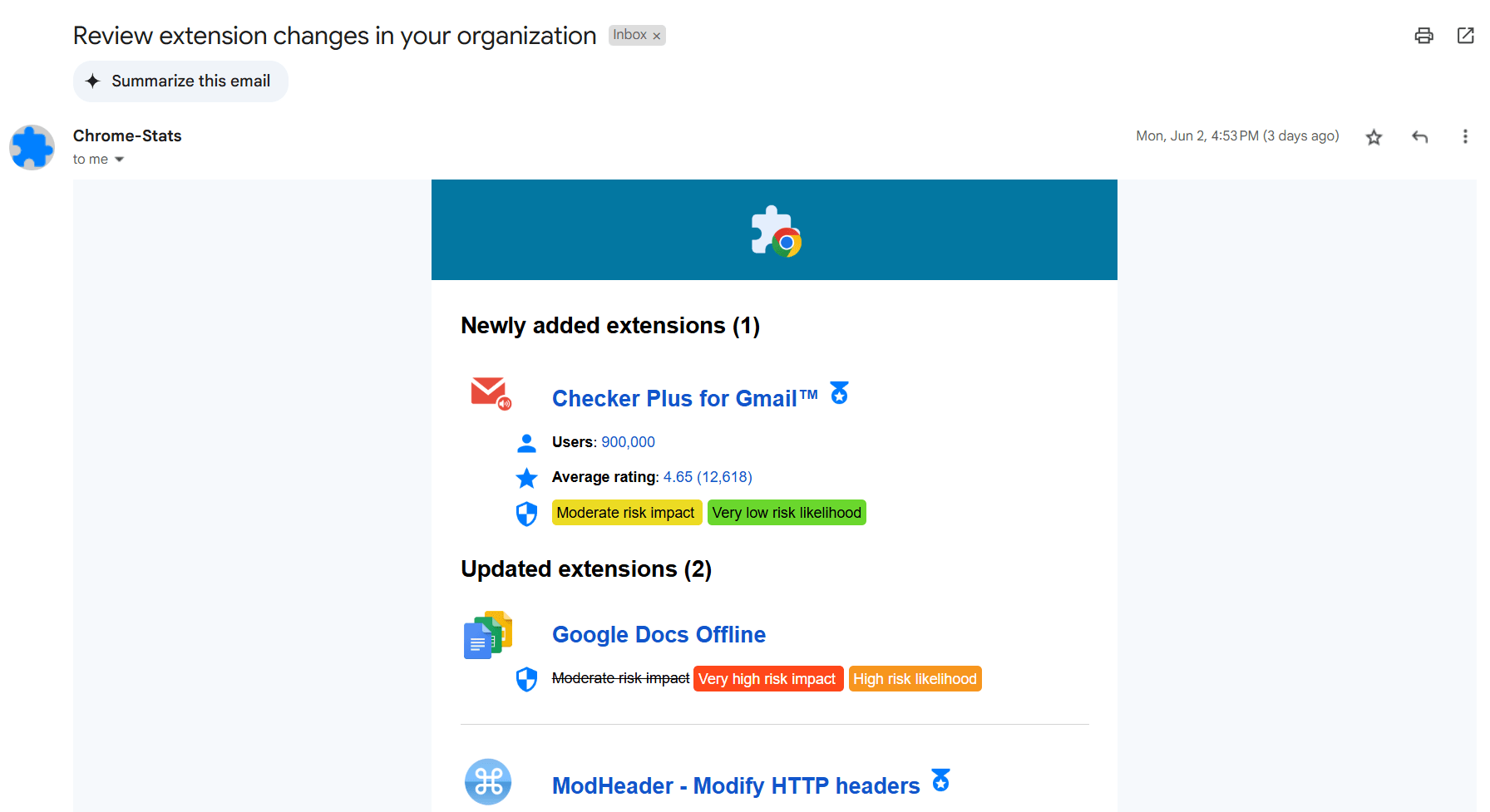 Email Notifications